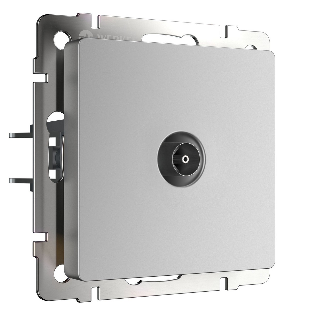Werkel Серебряный механизмы ТВ-розетка Werkel проходная (серебряный) W1184006 a051517