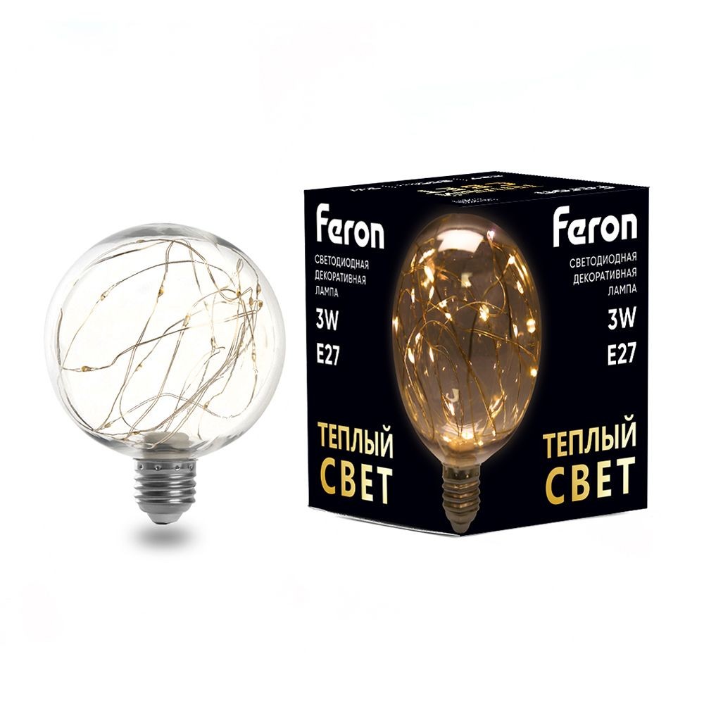 E27 Лампа светодиодная Feron LB-382 E27 3W 2700K 41677 