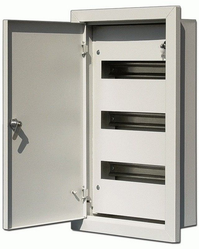 Металлические щиты и корпуса Корпус металлический Dekraft ЩРВ-36 550х330х120 36 мод. IP31 30103DEK 