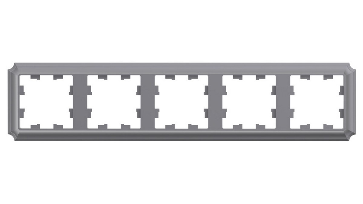 AtlasDesign Рамки Antique Рамка Systeme Electric AtlasDesign Antique Сталь 5-ая, универсальная ATN100905