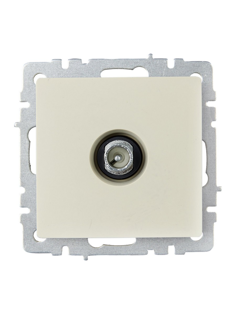 IEK Brite Бежевый Розетка IEK BRITE TV проходная РТВ10-0-БрКр бежевый BR-A10-P-K10