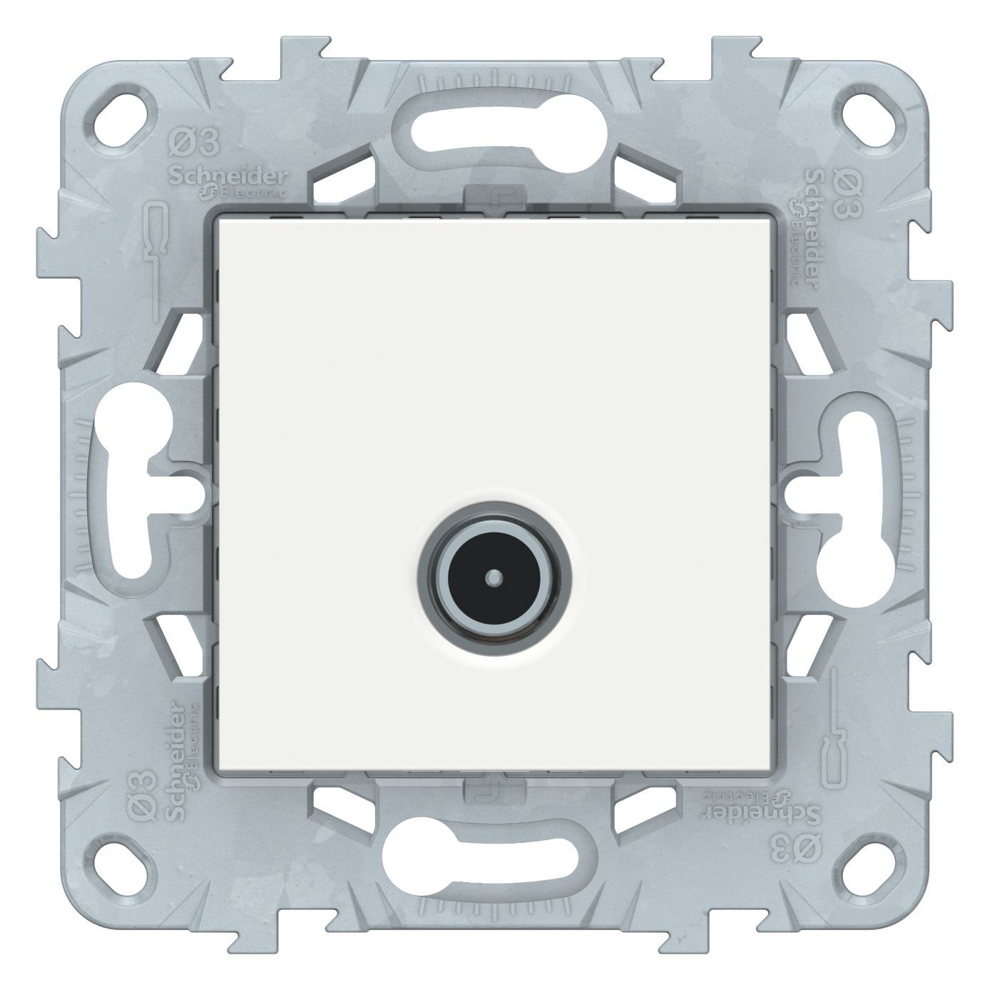 Розетки и выключатели Unica NEW белый Розетка TV Unica New Белый проходная NU546318