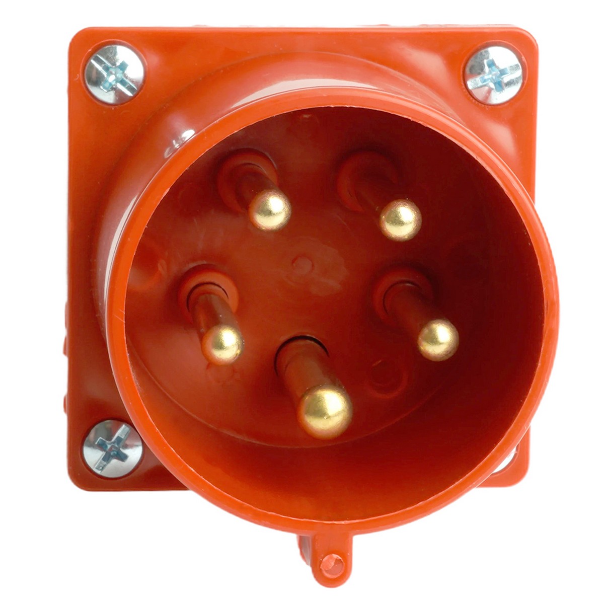 Силовые разъемы и вилки Вилка Stekker угловая ST-525 32А 380В 3P+PE+N IP44 PPG32-525-44 49449 