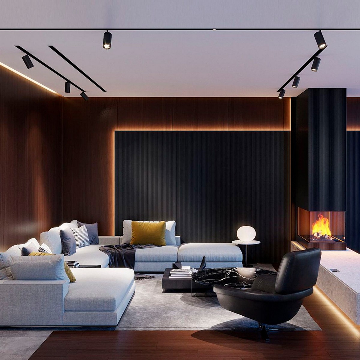 Трековые светодиодные светильники Светильник Feron AL182 трековый на шинопровод GU10 белый 48937 