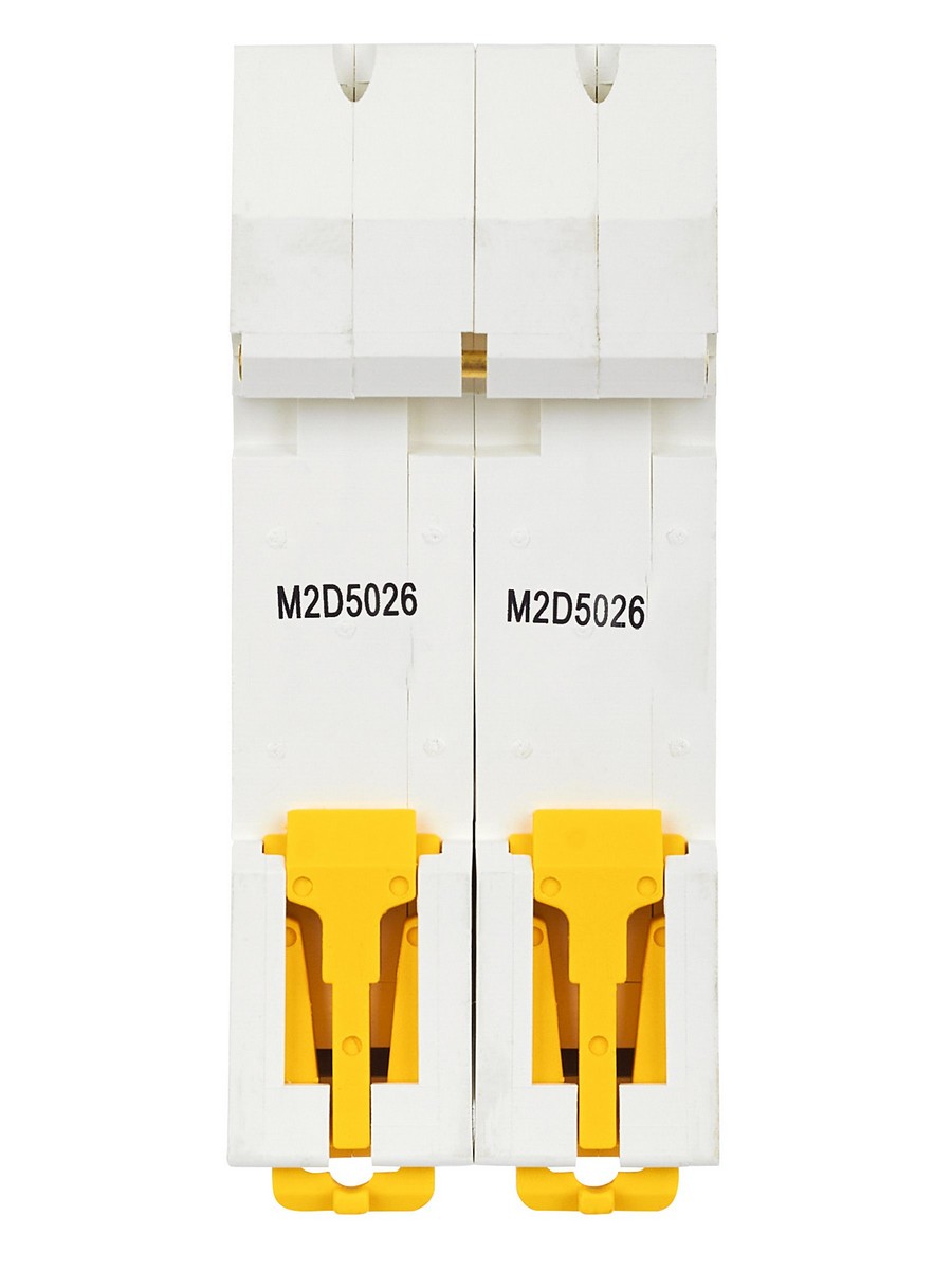 2 полюсные (двухполюсные) Автоматический выключатель IEK ARMAT M06N 2P D 50А AR-M06N-2-D050 