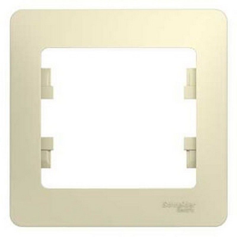 Glossa Бежевый Рамка Systeme Electric Glossa Бежевый 1-я GSL000201