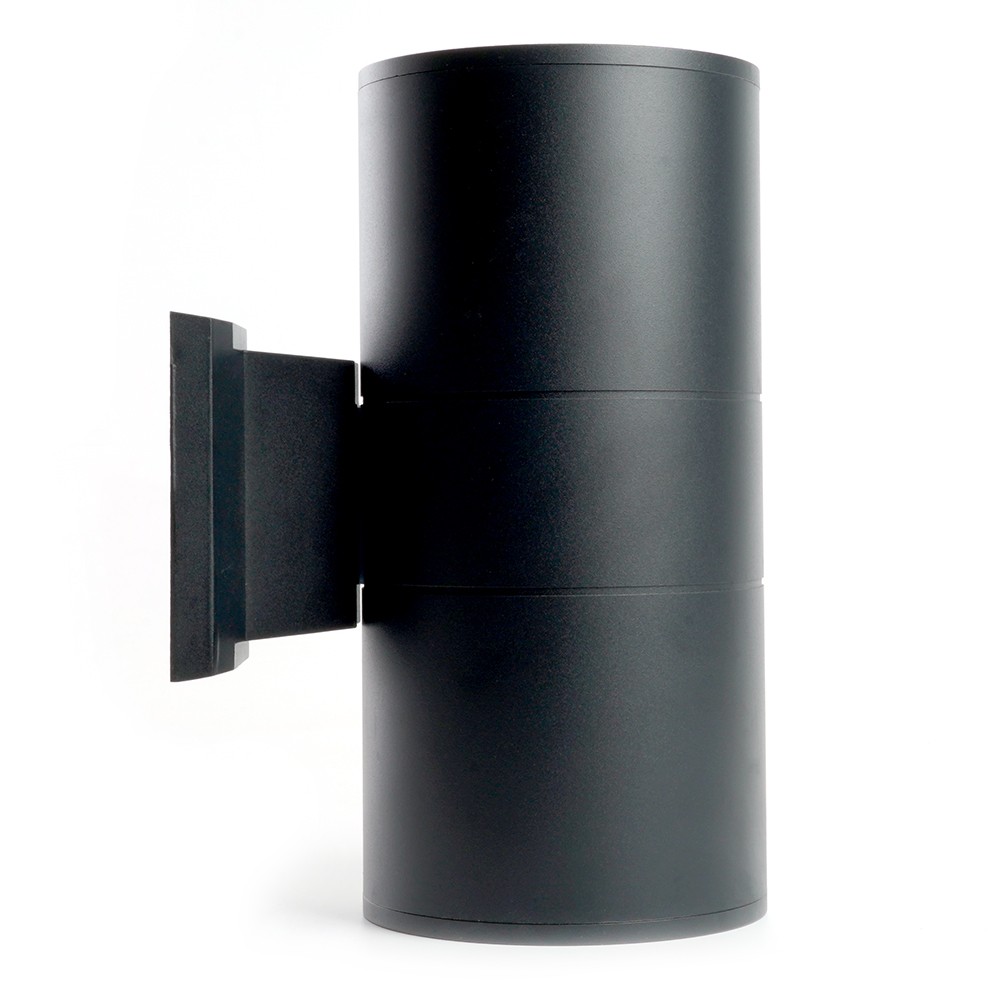 Уличные настенные светильники Светильник уличный светодиодный Feron DH0712 2*18W 2700Lm 2700K черный 48359 