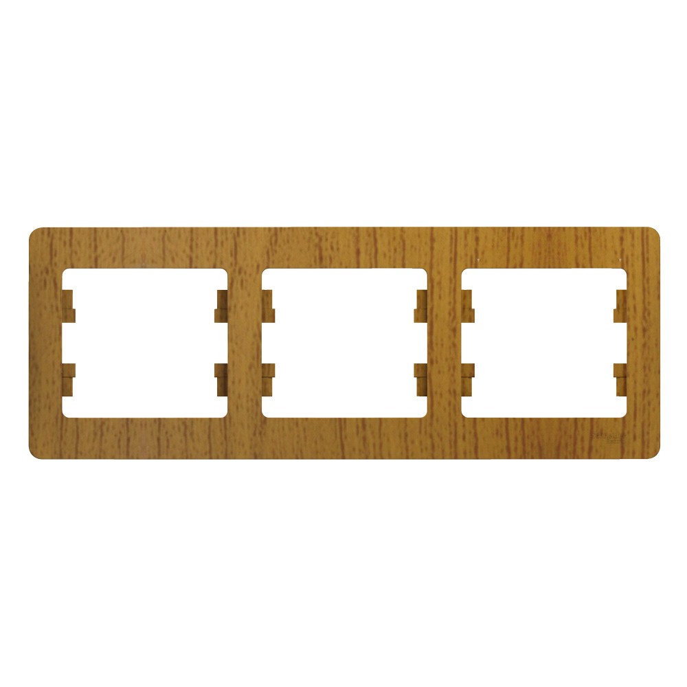 Glossa Дуб Рамка Systeme Electric Glossa Дерево Дуб 3-я, горизонтальная GSL000503