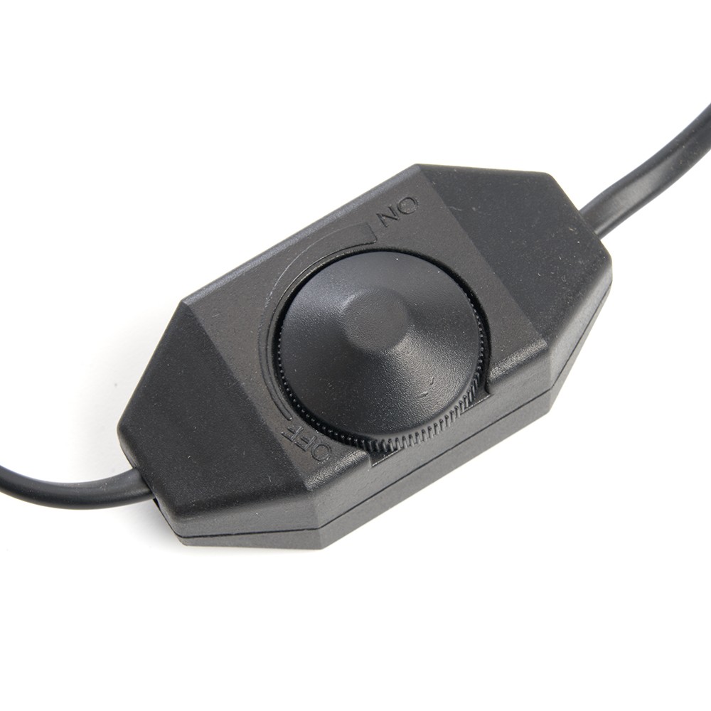 Сетевой шнур Feron DM103-200W с диммером 230V 1,5+0,5м, черный 23059