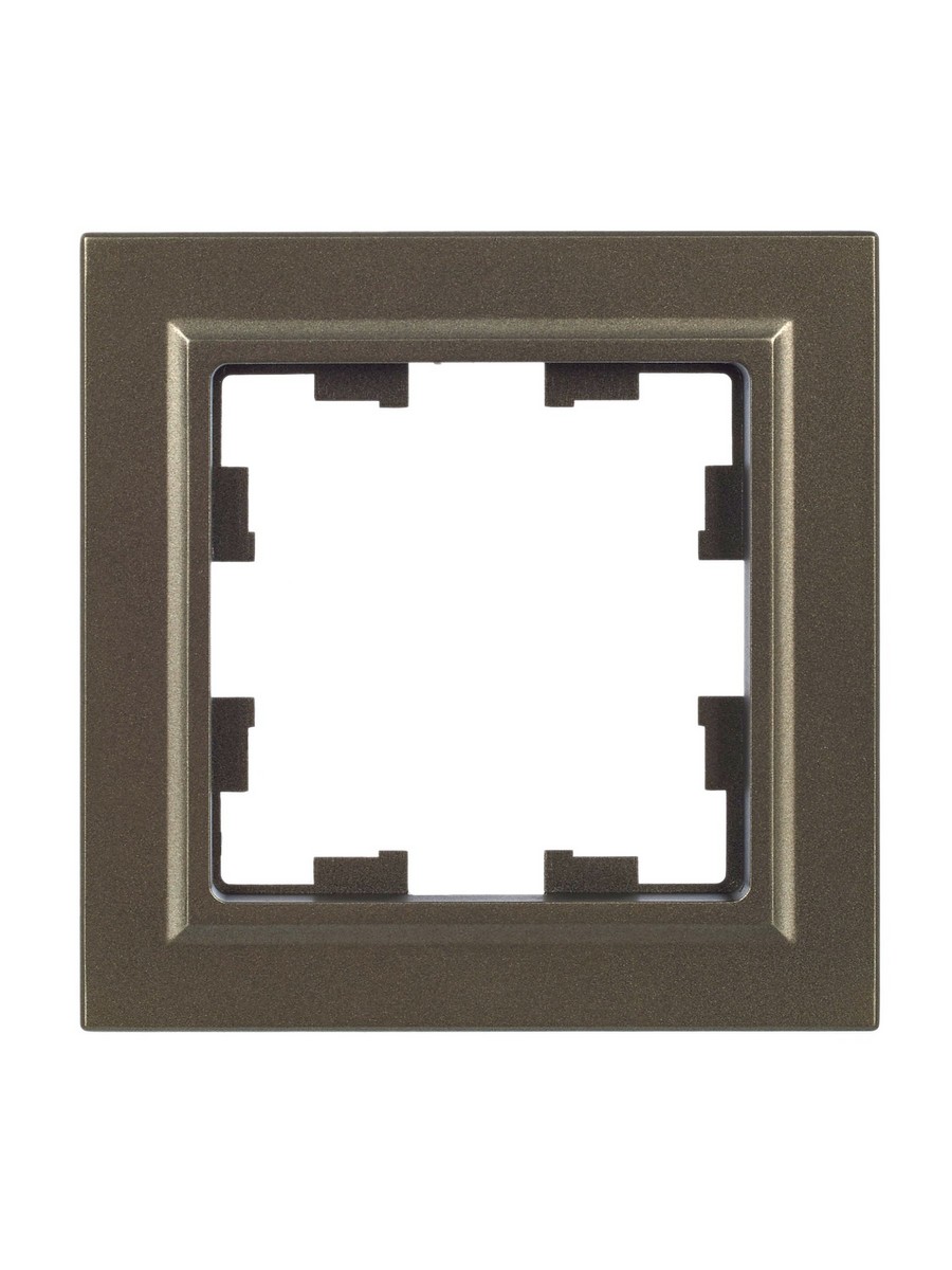 IEK Brite Рамки Рамка IEK BRITE 1-местная РУ-1-БрШ шампань BR-M12-K37