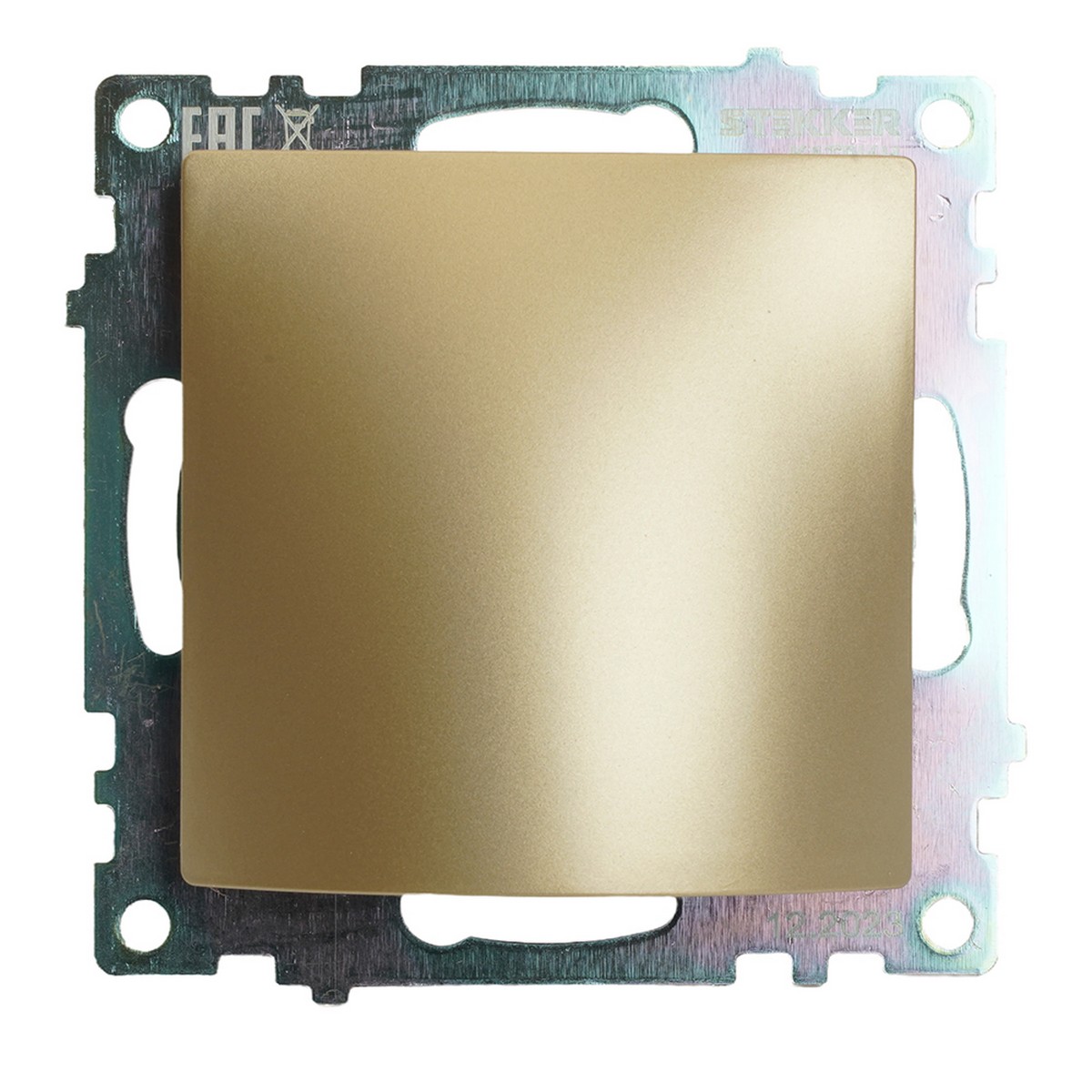 Катрин - Розетки и выключатели Stekker Кабельный вывод STEKKER Катрин золото GLS00-7116-08 49464