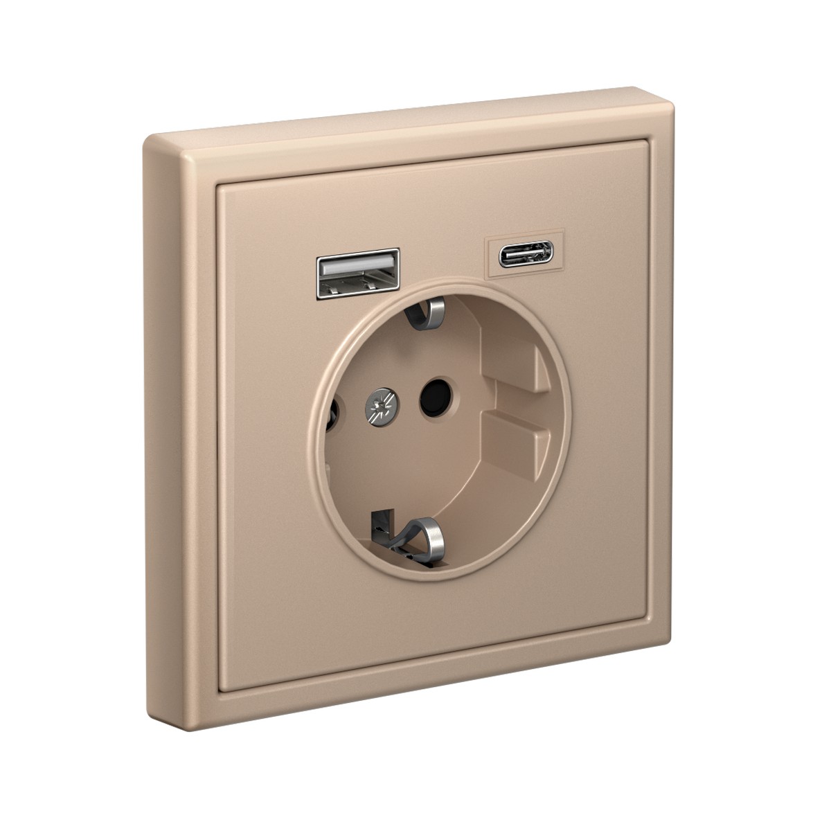 ArtGallery Песочный Розетка Systeme Electric ArtGallery Песочный 16А с 2 USB A+C 5В4А/30А 5В/15А GAL001232