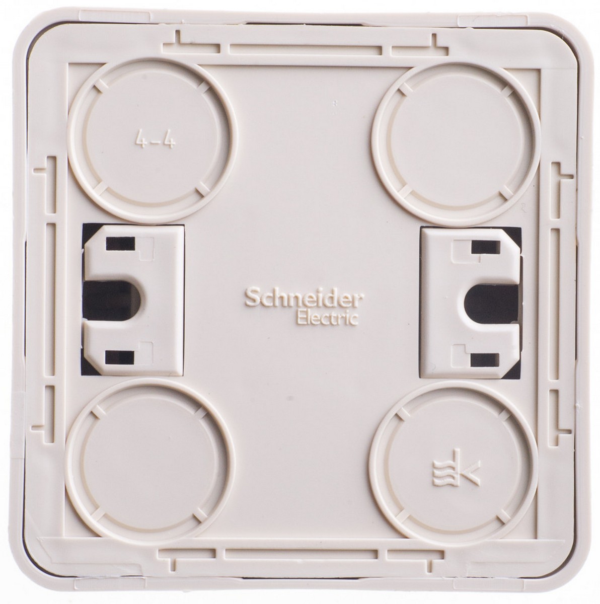 Этюд Кремовый Переключатель 1-клавишный Systeme Electric Этюд наружный Бежевый BA10-004K