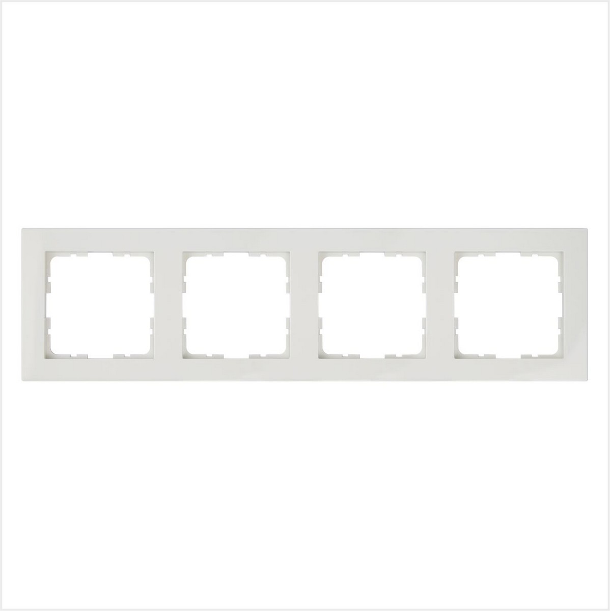 JASMART G - розетки и выключатели Рамка JASMART G-Classic 4-постовая слоновая кость G1004V