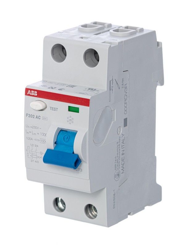 ABB УЗО ABB F202 2P 25A 300mA (AC) 2CSF202001R3250 