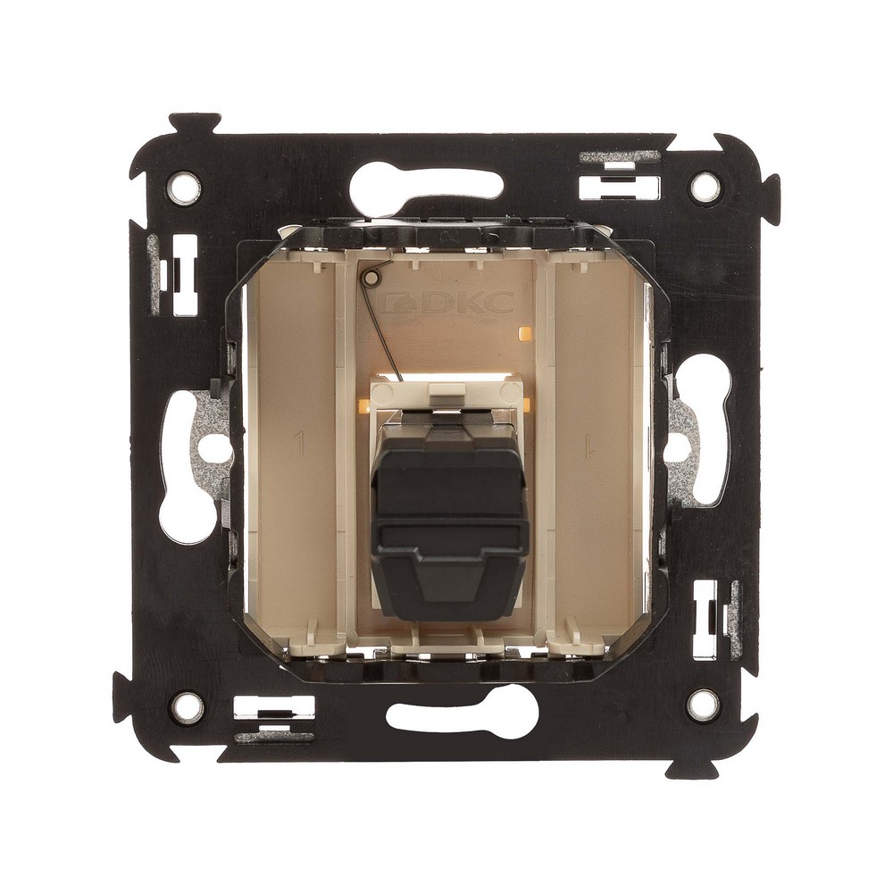 DKC Avanti механизмы Ванильная дымка Розетка USB 3.0 DKC Avanti одинарная в стену тип А-А "Ванильная дымка" 4405303