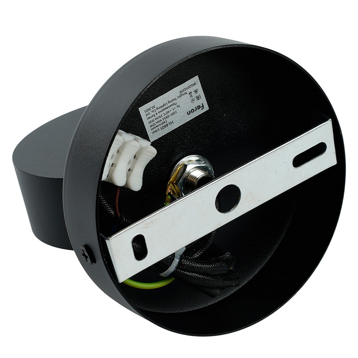 Накладные светодиодные светильники Светильник настенный Feron HL4601 12W GX53 черный 51941 