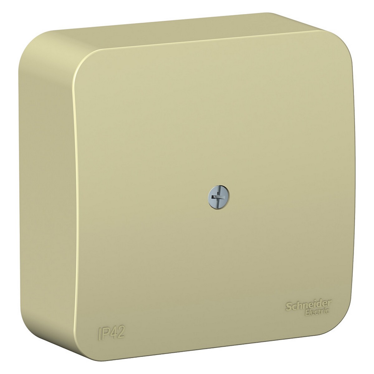 Blanca бежевые розетки и выключатели Коробка SE Blanca распределительная Бежевый наружный IP42 BLNRK000017