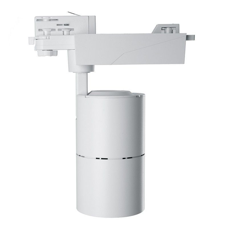 Трековые светодиодные светильники Светодиодный светильник Feron AL103 трековый на шинопровод 40W 4000K белый 3х фазный 41603 