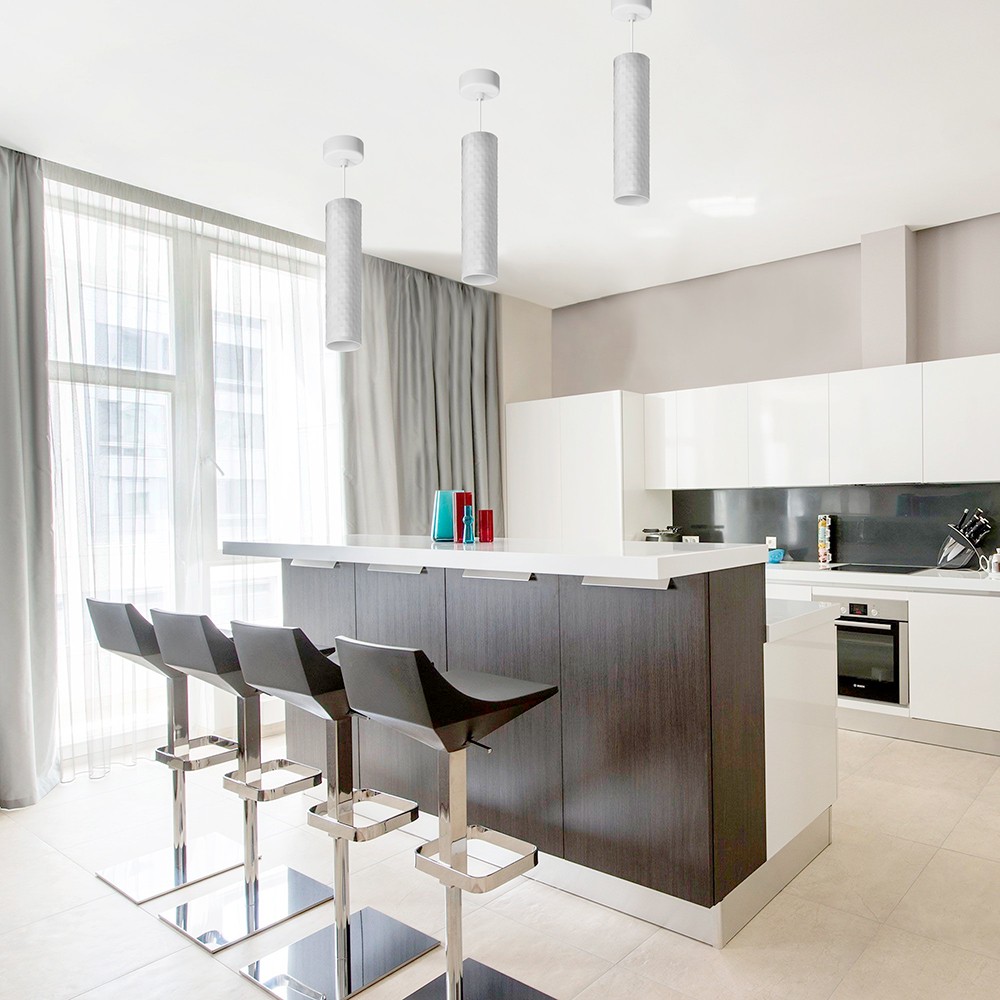 Подвесные светодиодные светильники Светильник подвесной Feron ML1878 Barrel PIXEL Levitation MR16 35W 230V белый 48656 