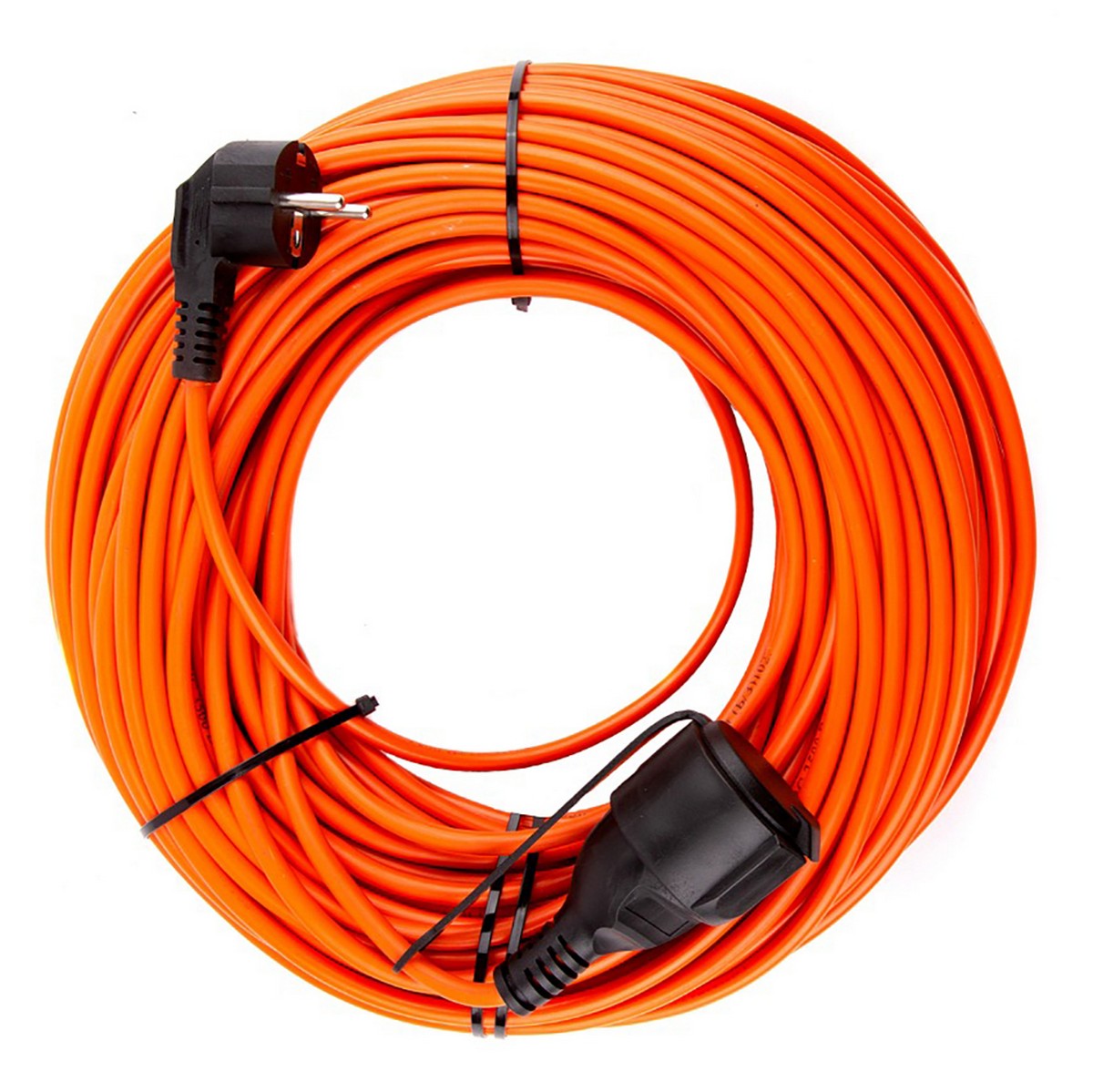 Колодки и удлинители, тройники Удлинитель-шнур STEKKER STD08-31-20 1-местный ПВС с/з 3*1,5мм2, IP54, 20м Standart 50344