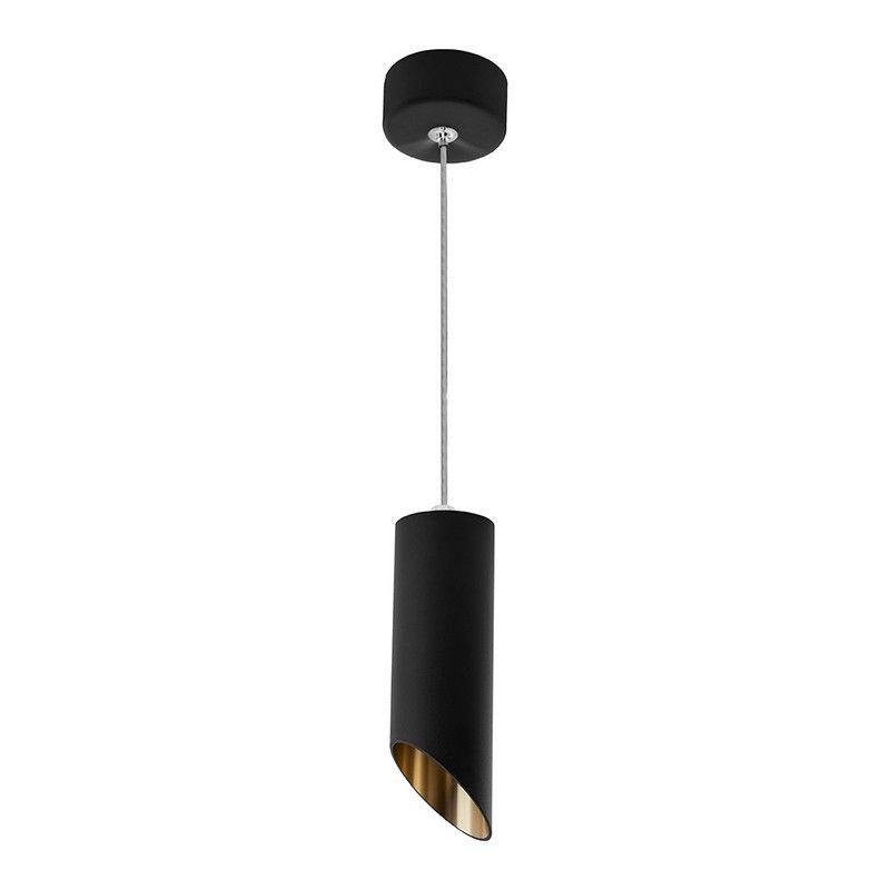 Подвесные светодиодные светильники Светильник подвесной Feron ML1828 MR16 35W черный золото 48043 