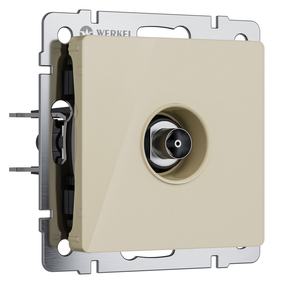 Werkel айвори акрил ТВ-Розетка Werkel оконечная (айвори акрил) W11830430