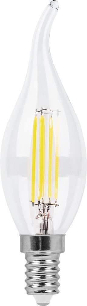 E14 Лампа светодиодная Feron LB-59 Свеча на ветру E14 5W 4000K 230V 25576 