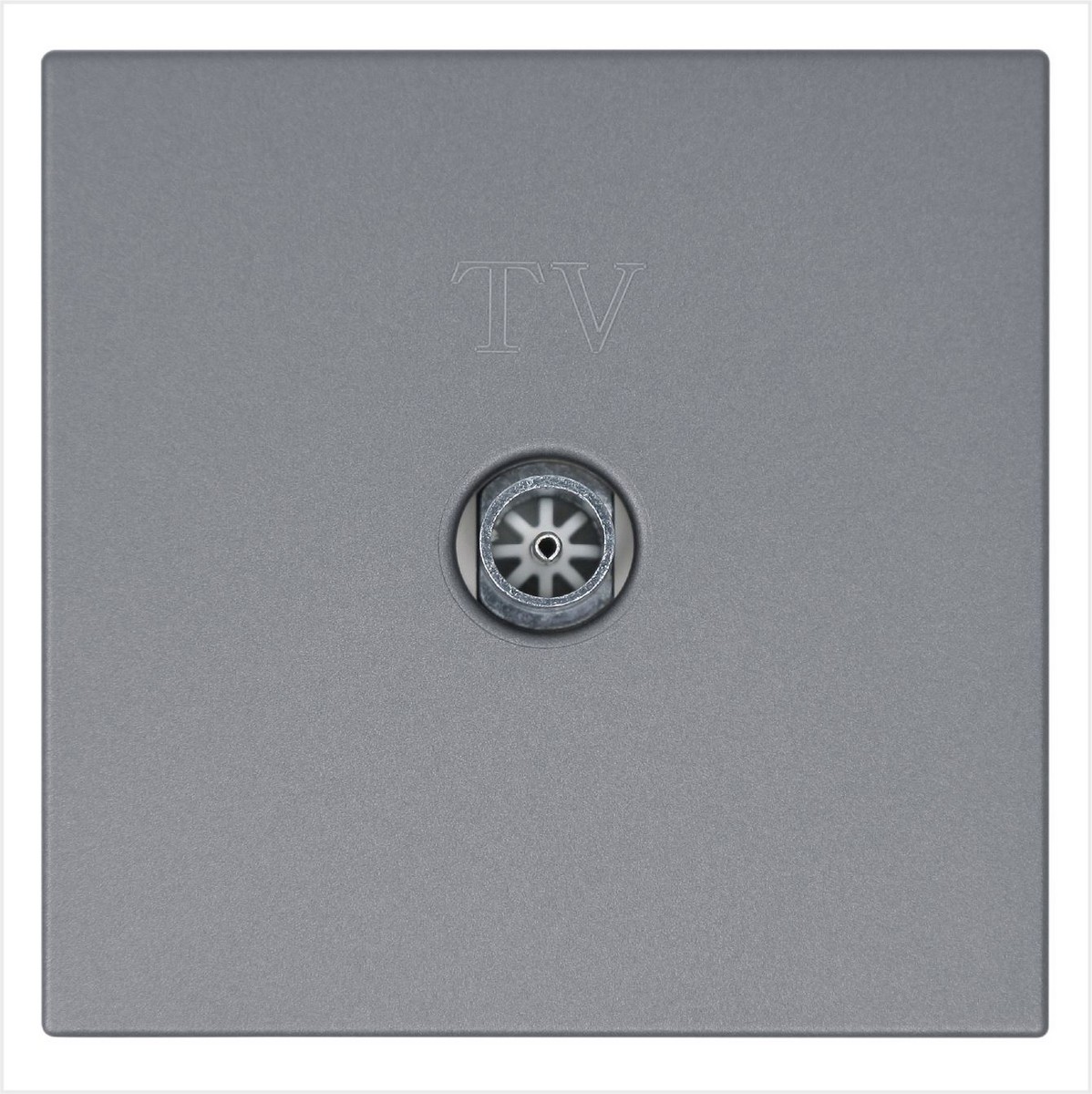 JASMART FD - розетки и выключатели Розетка TV JASMART FD Φ9.5mm оконечная Никель 6001NI