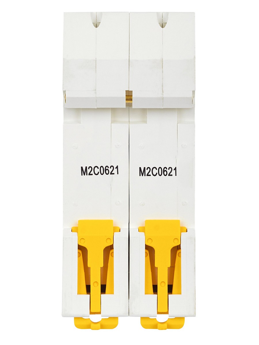 2 полюсные (двухполюсные) Автоматический выключатель IEK ARMAT M10N 2P C 6А AR-M10N-2-C006 