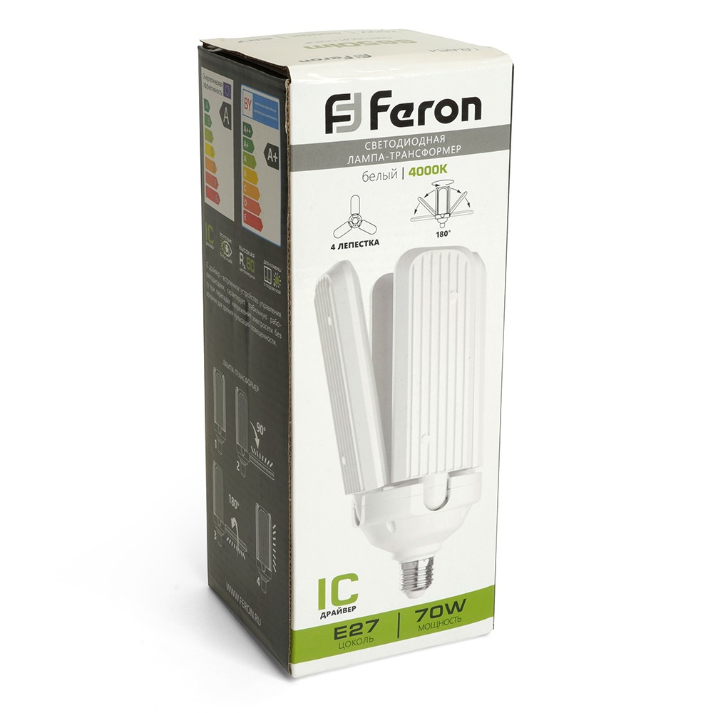 E27 Лампа светодиодная Feron LB-654 E27 70W 4000К 48773 