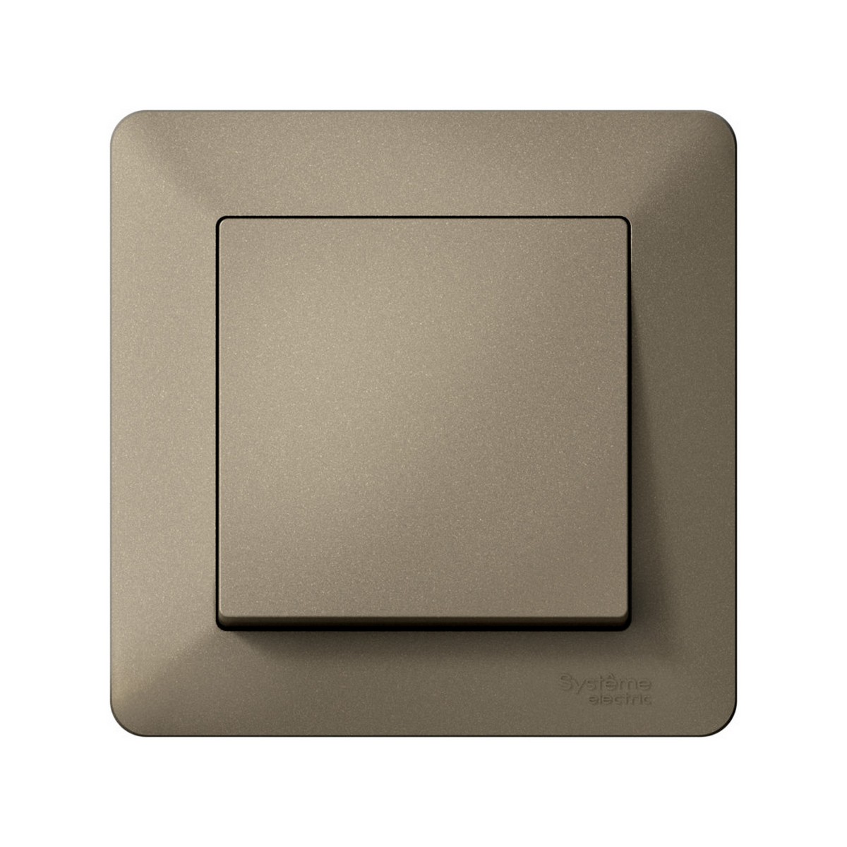 AtlasDesign Шампань Рамка Systeme Electric AtlasDesign Air Шампань/дымчатый черный 1-ая ATN220501