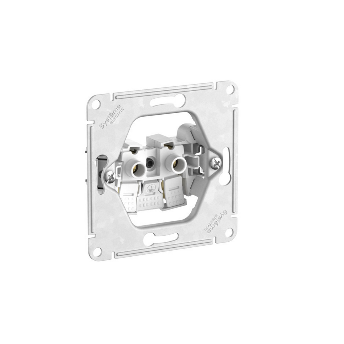 AtlasDesign Песочный Розетка SE AtlasDesign Песочный без заземления без шторок быстрозажим. клем. ATN001241S