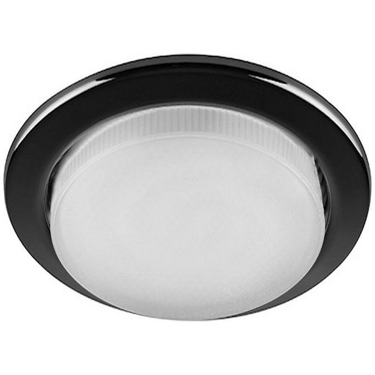 Встраиваемые светодиодные светильники Светильник встраиваемый Feron DL53 GX53 двухцветный черный хром 28947 