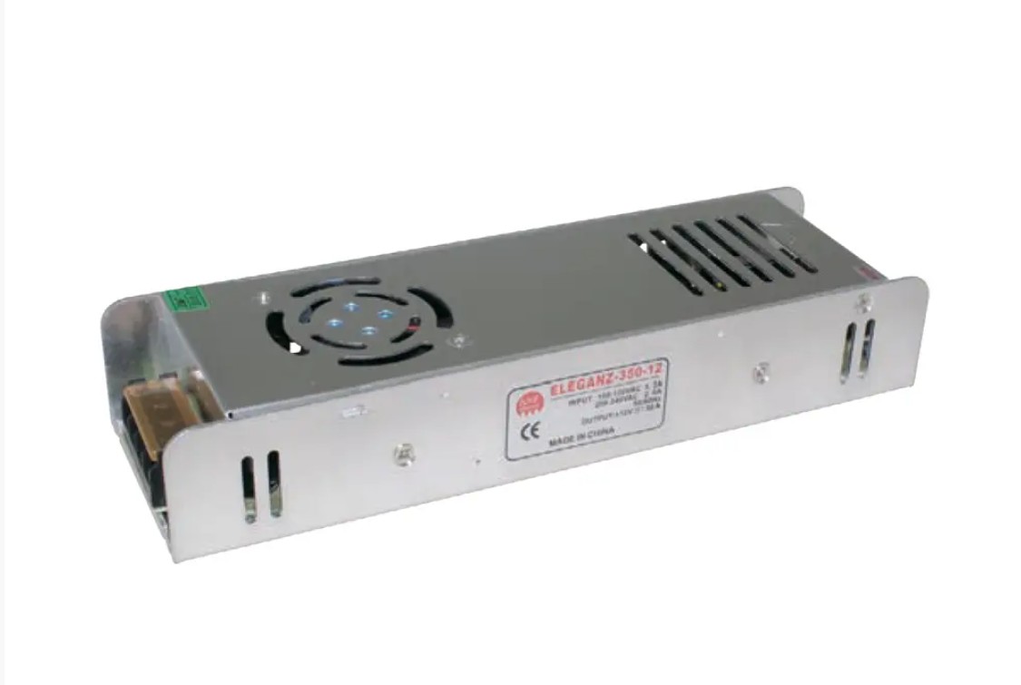 Блоки питания для светодиодной ленты Блок питания для светодиодной ленты Eleganz 12V 500W IP20 узкий 1115