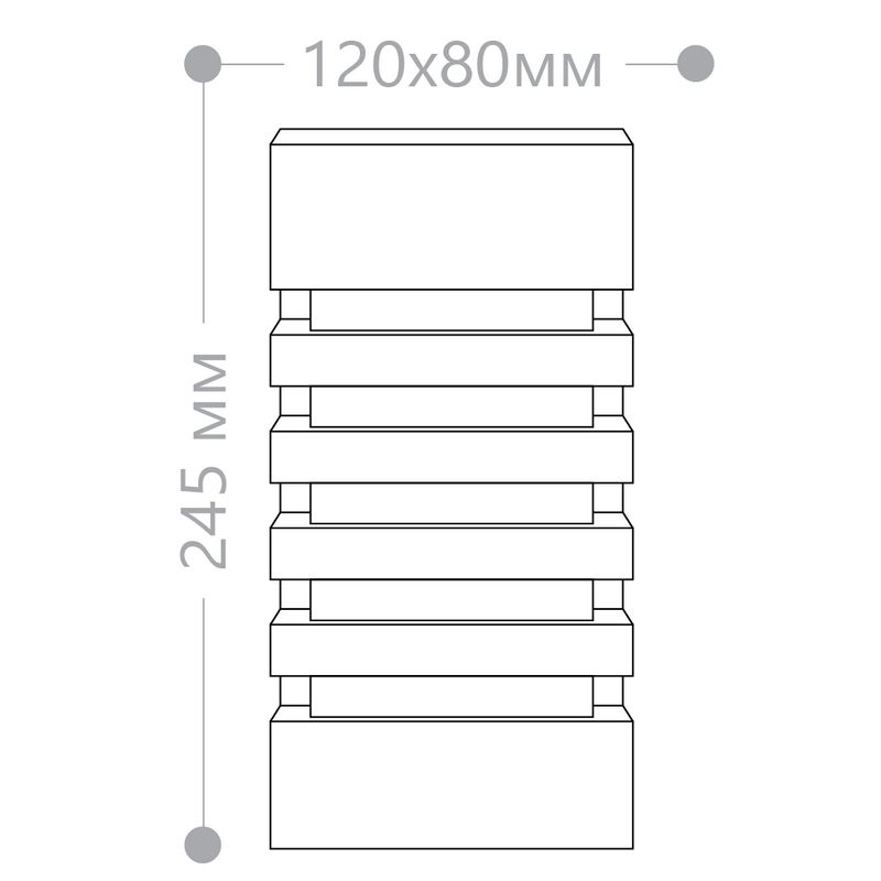 Уличные настенные светильники Светильник садово-парковый Feron DH0602 на стену E27 230V черный 11876 