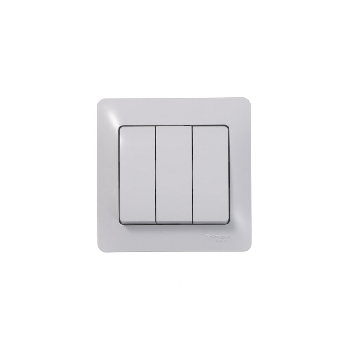 Glossa Белый Выключатель Systeme Electric Glossa Белый 3-клавишный, сх.3 GSL000131