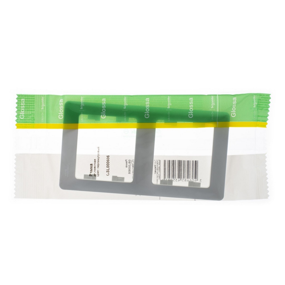 Glossa Перламутр Рамка Systeme Electric Glossa Перламутр 2-я, вертикальная GSL000606