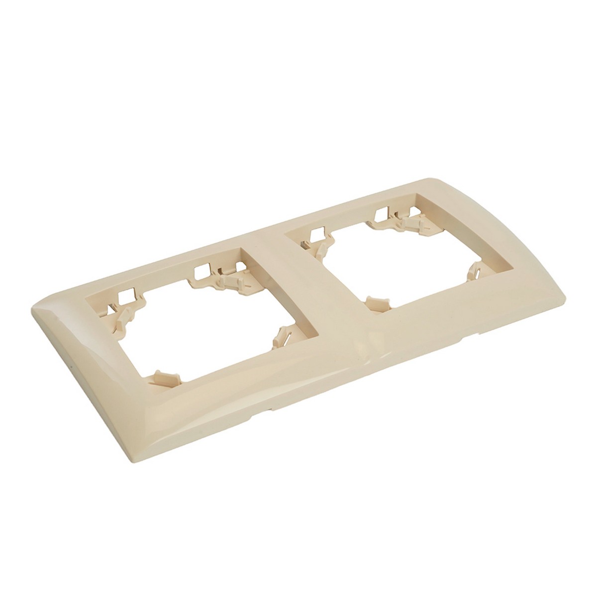 Эрна - Розетки и выключатели Stekker Рамка STEKKER 2-местная Эрна Элегант слоновая кость PFR00-9012-02 49667