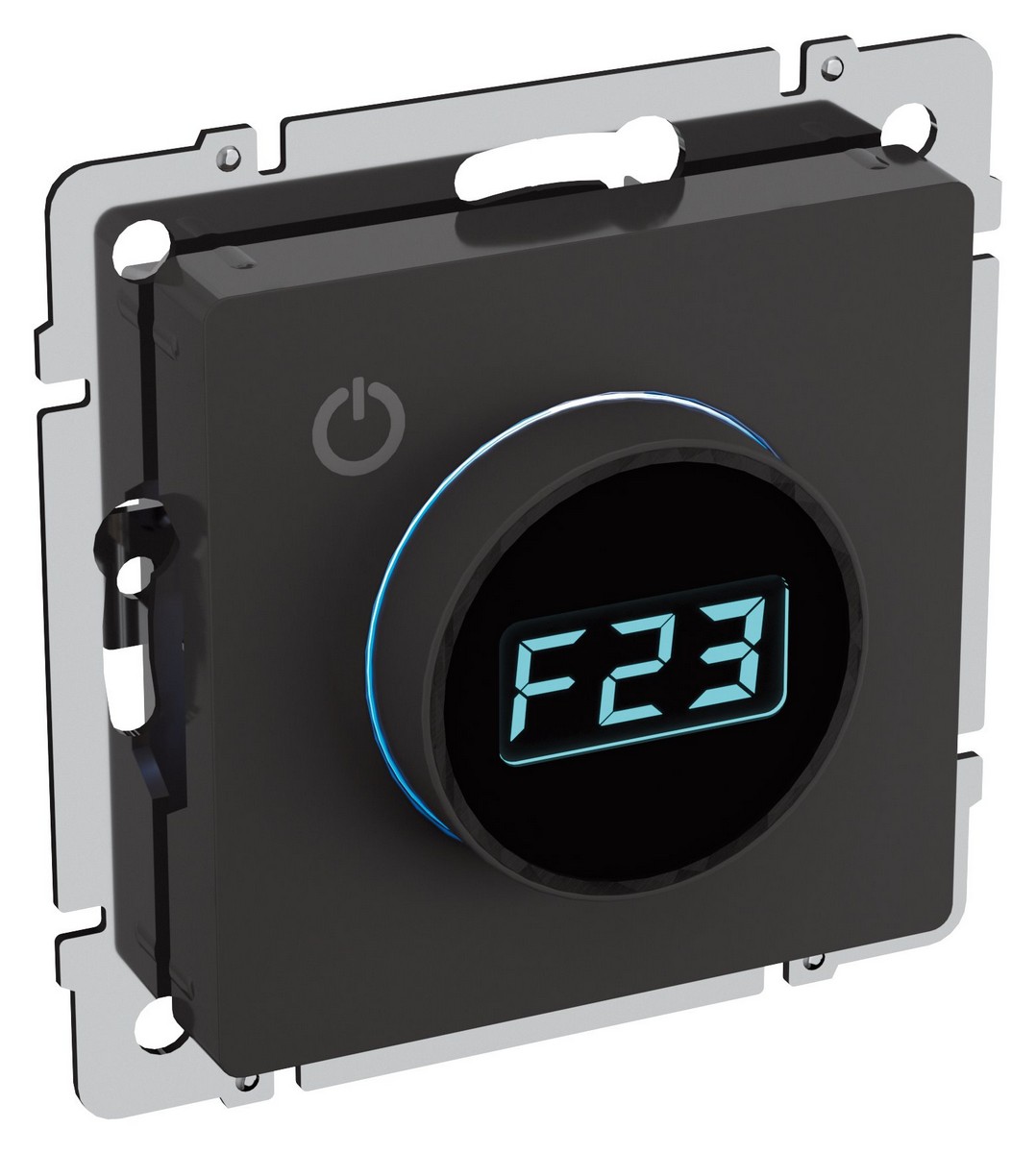 IEK Brite Черный Термостат IEK BRITE BASE Черный электронный с инд. ТС10-1-БрЧ (терморегулятор) BR-RT11-K02