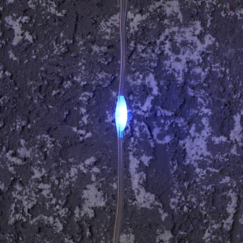 Светодиодная гирлянда Feron CL26 занавес Водопад 2*2м + 3м 230V Мультиколор, статичная, c питанием от сети, прозрачный шнур 48597