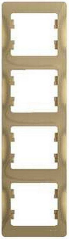 Glossa Титан Рамка Systeme Electric Glossa Титан 4-я, вертикальная GSL000408