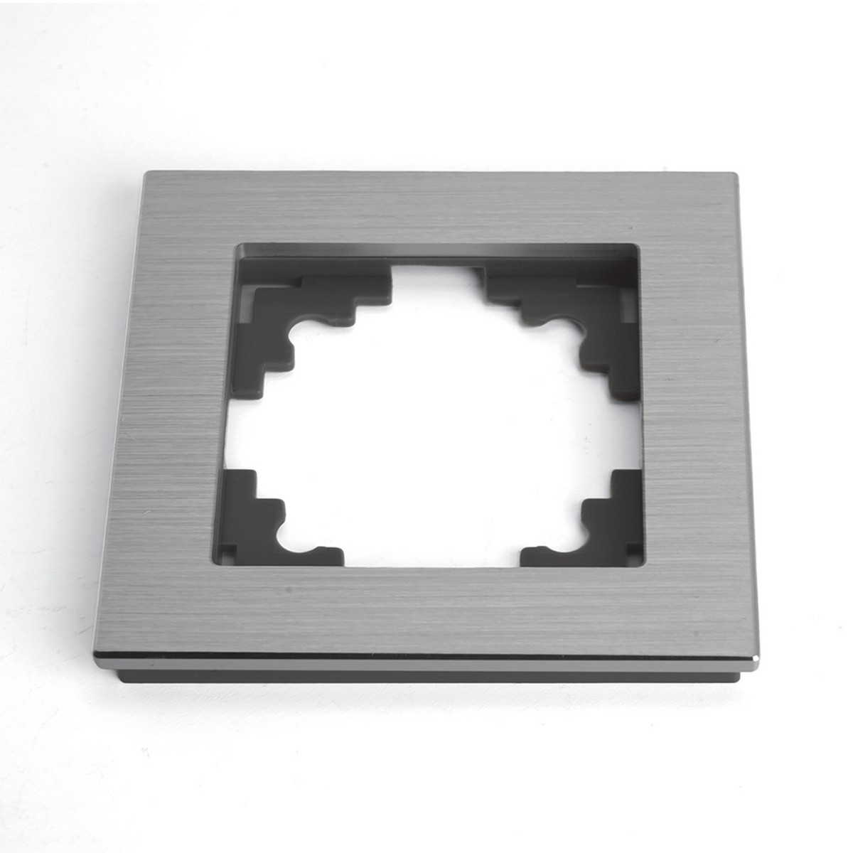 Катрин - Розетки и выключатели Stekker Рамка 1-местная металл STEKKER MFR00-7001-03 Катрин серебро 50011