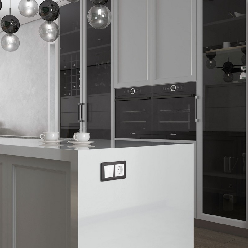 Werkel Белый механизмы Переключатель Werkel перекрестный двухклавишный белый W1123001