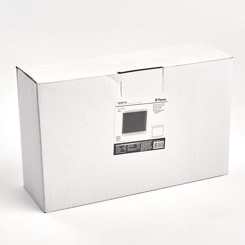 Уличные настенные светильники Светильник уличный светодиодный Feron DH010 2*6W 840Lm 4000K черный 11864 