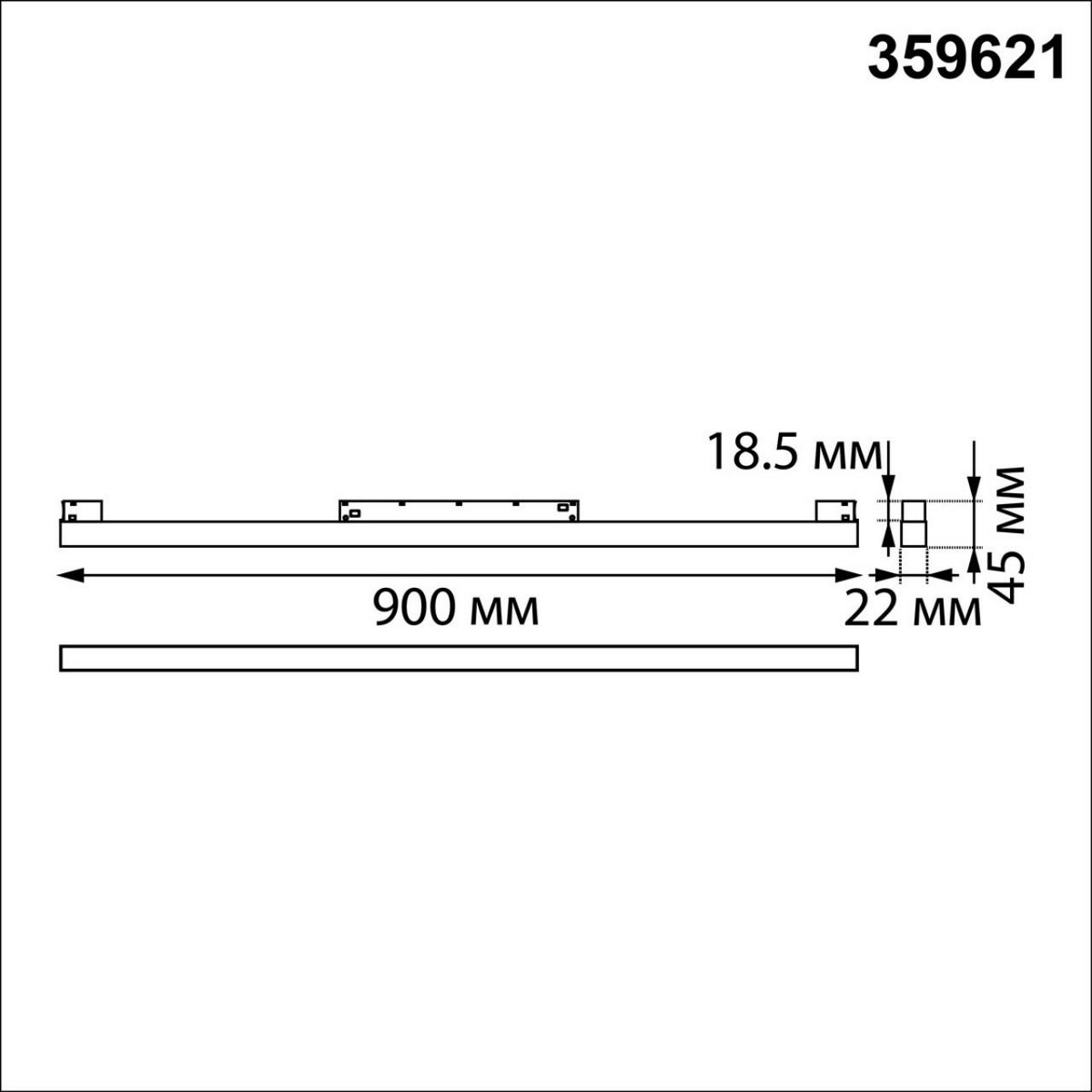 Трековые светодиодные светильники Трековый светильник для низков. шинопровода с переключателем цветовой темперетуры NOVOTECH 359621 FLUM 