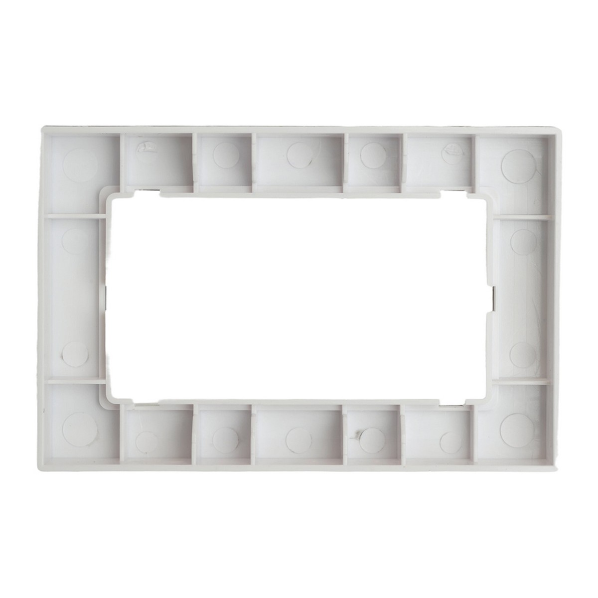 Катрин - Розетки и выключатели Stekker Рамка 2-местная (без перемычки) стекло STEKKER GFR00-7012-01 серия Катрин белый 49599