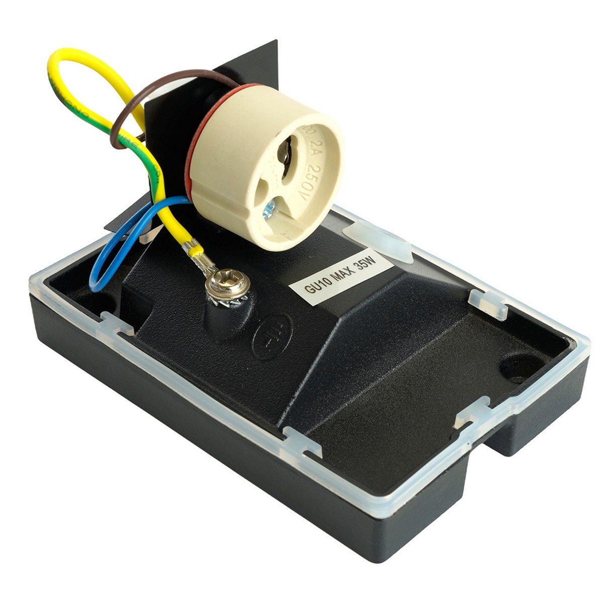 Уличные настенные светильники Светильник садово-парковый Feron DH014 на стену GU10 230V черный 11866 