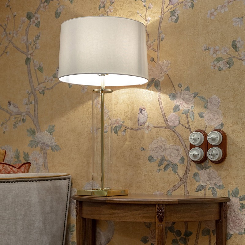 Werkel Ретро Выключатель Werkel одноклавишный (белый) Ретро W5612001