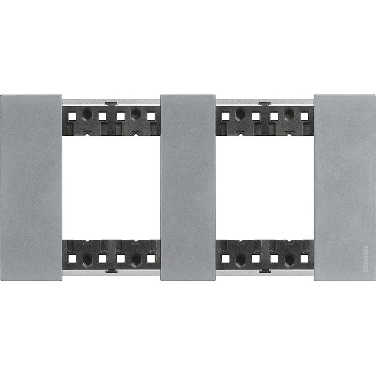 Bticino Living Now Рамки Рамка BT Living now Луна немецкий стандарт 2 поста (2+2 мод) KA4802M2NW